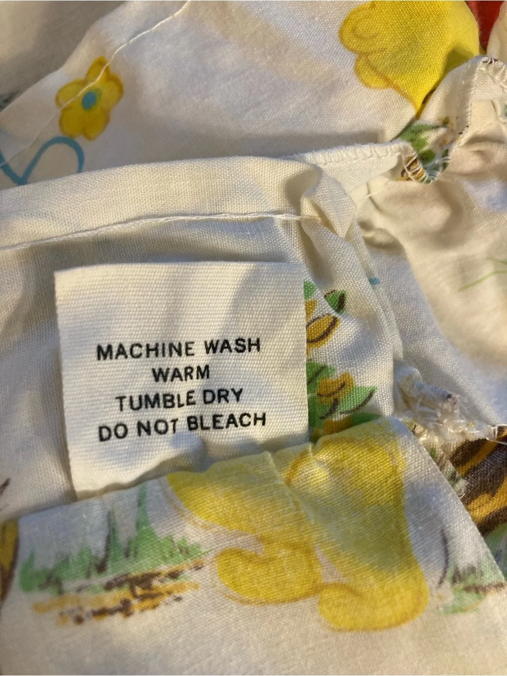 Set of 2.  Disney Winnie the Pooh vintage SEARS CURTAINS